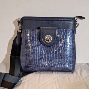 Brighton Navy Blue Crossbody Bag